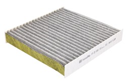 Cabin filter with activated carbon, with polifenol fits: ABARTH 500 / 595 / 695, 500C / 595C / 695C, 500E; FIAT 500, 500 C, 500E, PANDA; LANCIA YPSILON 0.9-Electric 07.07-