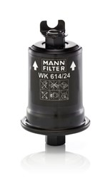 Degalų filtras MANN-FILTER WK 614/24 X