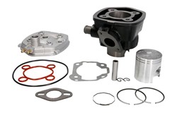 Cylinder (2T, with head) fits APRILIA 50LC, 50LC DD, 50LC DT, 50LC (Funmaster), 50LC (Netscaper), 50LC (Racing), 50LC (Replica), 50LC (Sport), 50LC (Stealth), 50LC (Street), 50R LC