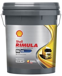 Dzinēja eļļa SHELL RIMULA R6 MS 10W40 20L