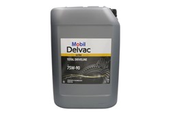 Transmisinė alyva MOBIL DELVAC (20L) SAE 75W90 sintetinis DELVAC UL.T.DR.75W90 20L
