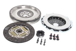 Clutch kit with rigid flywheel and release bearing VALEO VAL835035