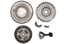 Clutch kit with rigid flywheel and release bearing VALEO VAL845055