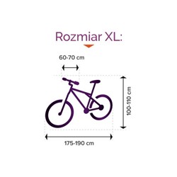 (PL) Pokrowiec na rower, Pure, colour: grey, size: XL_5