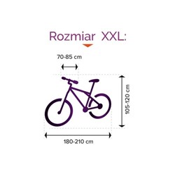 (PL) Pokrowiec na rower, Pure, colour: grey, size: XXL_5