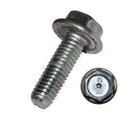Screw 6-angle, with a toothed head 20