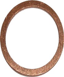 Washer copper, for drain plugs 16mm