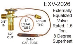 Expansion Valve, air conditioning EXV-2026