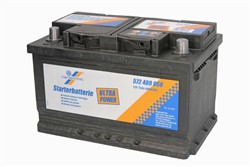 Akumulators CARTECHNIC ULTRA POWER CART572409068 12V 72Ah 680A (278x175x175)_0