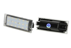 Svjetlo registarske oznake LED, Boja svjetla bijela, 12V,, s odobrenjem za cestu (homolagacija) odgovara RENAULT MEGANE II 05.05-07.09