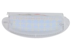 Svjetlo registarske oznake LED, Boja svjetla bijela, 12V,, s odobrenjem za cestu (homolagacija)
