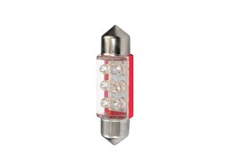 Žarulja LED C5W LED Basic (blister, 2 kom., 12V, crvena, 0,37W, tip gedore SV8,5-8; za vozila bez CAN sabirnice; Nema certifikata za homologaciju