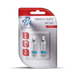 LED light bulb C5W (2 pcs) Heavy Duty 24V_1