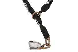 Chain with fastener ABUS colour black 1200mm alarm 3D-100 dB