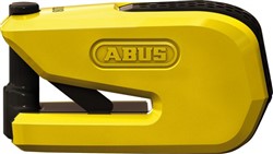 Brake disc lock with alarm SmartX 8078 Detecto YE B/SB ABUS colour yellow mandrel 13,5mm locking system SmartX with Bluetooth function; together with application by ABUS