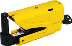 Blokada tarczy hamulcowej z alarmem GRANIT Detecto X-Plus 8077 ABUS kolor żółty trzpień 13,5mm alarm 3D-100 dB_4
