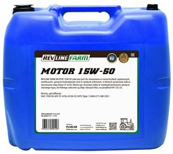 Variklių alyva REVLINE REVFARM (20L) 15W50 REVFARM MOT 15W50 20L