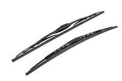Wiper blade Silencio VM220 swivel 525/475mm (2 pcs) front with spoiler