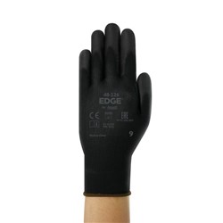 Protective gloves polyester, polyurethane