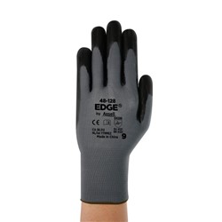Protective gloves nitrile, polyester