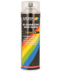 Lakier akrylowy bezbarwny połysk spray 0,5l