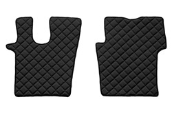 Floor mats, ECO-LEATHER Q (material - eco-leather quilted, automatic transmission) fits: SCANIA G II 06.17-_1
