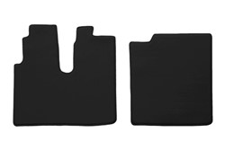 Floor mats, ECO-LEATHER S (material - eco-leather plain) fits: MAN TGX II 02.20-_0