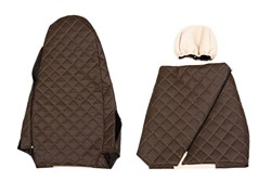 Seat Cover Brown/Champagne_1