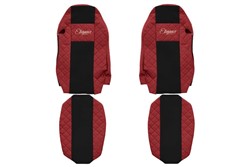 Seat covers F-CORE F-CORE FX06 RED