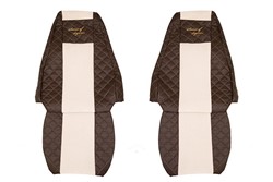 Seat Cover Brown/Champagne_0