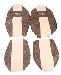 Seat Cover Brown/Champagne_3