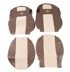 Seat Cover Brown/Champagne_3
