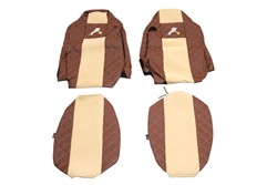 Seat Cover Brown/Champagne