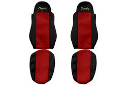 Seat covers F-CORE F-CORE PS01 RED