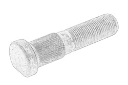 Wheel pin (M18x1,5mm, length 79mm) fits: GIGANT