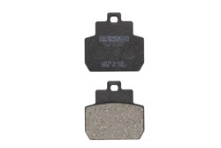 Brake pads RMS 22 510 0780 RMS organic, intended use route fits PIAGGIO/VESPA