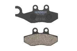 Brake pads RMS 22 510 2600 RMS organic, intended use route fits PIAGGIO/VESPA_0