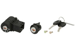 Ignition switch (contain a set of locks; with compartment lock) fits PEUGEOT 50, 50RS, 50L, 25, 25A, 25L, 25NA, 50LN, 50M, 50N; SACHS 25, 25MA, 25MA (Basic), 25SA, 50M, 50