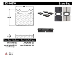 STOPTECH Brake Pad Set, disc brake 309.00310_2