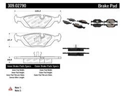 Brake Pad Set, disc brake 309.02790_2