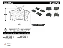 Brake pads - tuning Sport 309.03400 rear_3