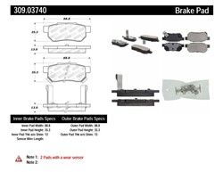 STOPTECH Brake Pad Set, disc brake 309.03740_3