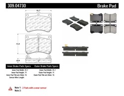 STOPTECH Brake Pad Set, disc brake 309.04730_2