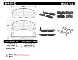 STOPTECH Brake Pad Set, disc brake 309.04840_2