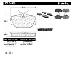 STOPTECH Brake Pad Set, disc brake 309.04930_2