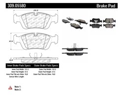 STOPTECH Brake Pad Set, disc brake 309.05580_3
