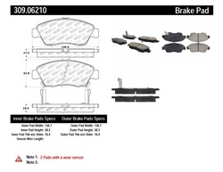 STOPTECH Brake Pad Set, disc brake 309.06210_3