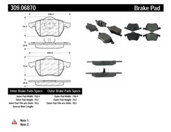 STOPTECH Brake Pad Set, disc brake 309.06870_2