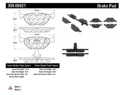 STOPTECH Brake Pad Set, disc brake 309.06921_2