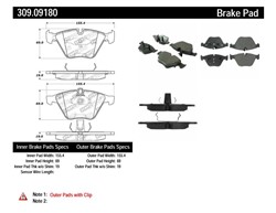 STOPTECH Brake Pad Set, disc brake 309.09180_3